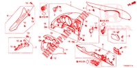 GUARNICION DE INSTRUMENTO (COTE DE CONDUCTEUR) (RH) para Honda CIVIC 1.4 S 5 Puertas 6 velocidades manual 2015