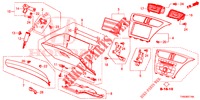 GUARNICION DE INSTRUMENTO (COTE DE PASSAGER) (RH) para Honda CIVIC 1.4 S 5 Puertas 6 velocidades manual 2015
