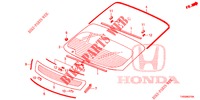 PARABRISAS DELANTERO/ PARABRISAS TRASERA  para Honda CIVIC 1.4 S 5 Puertas 6 velocidades manual 2015