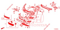 PARAGOLPES DELANTERO  para Honda CIVIC 1.4 S 5 Puertas 6 velocidades manual 2015