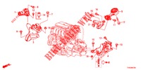 SOPORTES DE MOTOR (1.4L) para Honda CIVIC 1.4 S 5 Puertas 6 velocidades manual 2015