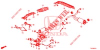 TUBERIA DE ESCAPE/SILENCIADOR (1.4L) para Honda CIVIC 1.4 S 5 Puertas 6 velocidades manual 2015