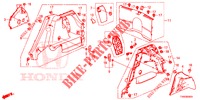 RECUBR. LADO PORTAEQU.  para Honda CIVIC 1.4 SE 5 Puertas 6 velocidades manual 2015