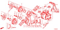 ACONDICIONADOR DE AIRE (COMPRESSEUR) (1.8L) para Honda CIVIC 1.8 ES 5 Puertas 6 velocidades manual 2015