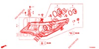 FARO DELANTERO  para Honda CIVIC 1.8 ES 5 Puertas 6 velocidades manual 2015