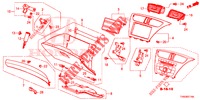 GUARNICION DE INSTRUMENTO (COTE DE PASSAGER) (RH) para Honda CIVIC 1.8 ES 5 Puertas 6 velocidades manual 2015