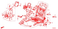 ASIENTO DEL. (G.) (SIEGE REGLAGE MANUEL) para Honda CIVIC 1.8 EXGT 5 Puertas 6 velocidades manual 2015