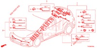 CONJUNTO DE ALAMBRES (5) para Honda CIVIC 1.8 EXGT 5 Puertas 6 velocidades manual 2015