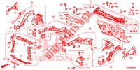 CONTENCION DELANTERA/TABLERO  para Honda CIVIC 1.8 EXGT 5 Puertas 6 velocidades manual 2015