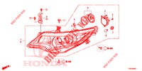 FARO DELANTERO (LED) para Honda CIVIC 1.8 EXGT 5 Puertas 6 velocidades manual 2015