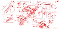 GUARNICION DE INSTRUMENTO (COTE DE CONDUCTEUR) (RH) para Honda CIVIC 1.8 EXGT 5 Puertas 6 velocidades manual 2015