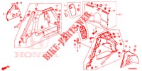 RECUBR. LADO PORTAEQU.  para Honda CIVIC 1.8 EXGT 5 Puertas 6 velocidades manual 2015