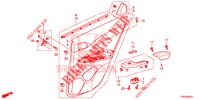 RECUBRIMIENTO DE PUERTA(4D)  para Honda CIVIC 1.8 EXGT 5 Puertas 6 velocidades manual 2015