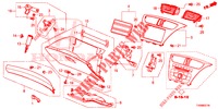 GUARNICION DE INSTRUMENTO (RH) para Honda CIVIC 1.8 SE 5 Puertas 6 velocidades manual 2016