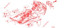 ALFOMBRA DE PISO/AISLADOR  para Honda CIVIC 1.8 SE 5 Puertas 6 velocidades manual 2013