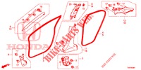 GUARNICION DE PILAR (RH) para Honda CIVIC 1.8 SE 5 Puertas 6 velocidades manual 2013