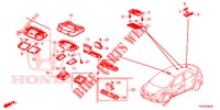 LUZ INTERIOR  para Honda CIVIC 1.8 SE 5 Puertas 6 velocidades manual 2013