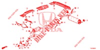 TUBERIA DE ESCAPE/SILENCIADOR (1.8L) para Honda CIVIC 1.8 SE 5 Puertas 6 velocidades manual 2013