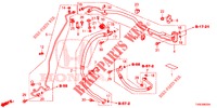 ACONDICIONADOR DE AIRE (FLEXIBLES/TUYAUX) (DIESEL) (RH) para Honda CIVIC DIESEL 1.6 EX 5 Puertas 6 velocidades manual 2014