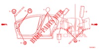 ANILLO (LATERAL) para Honda CIVIC DIESEL 1.6 EX 5 Puertas 6 velocidades manual 2014