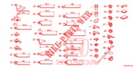 BANDA DE JUEGO DE CABLES/SOPORTE(RH)  para Honda CIVIC DIESEL 1.6 EX 5 Puertas 6 velocidades manual 2014
