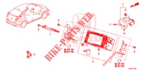 CABLES Y SOPORTE NAVEGADOR  para Honda CIVIC DIESEL 1.6 EX 5 Puertas 6 velocidades manual 2014