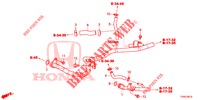MANGUERA DE AGUA/CONDUCTO DE CALEFACTOR (DIESEL) para Honda CIVIC DIESEL 1.6 EX 5 Puertas 6 velocidades manual 2014