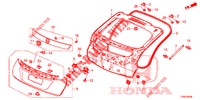 PANEL DE PUERTA TRASERA(2D)  para Honda CIVIC DIESEL 1.6 EX 5 Puertas 6 velocidades manual 2014
