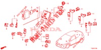 SENSOR DE ESTACIONAMIENTO  para Honda CIVIC DIESEL 1.6 EX 5 Puertas 6 velocidades manual 2014