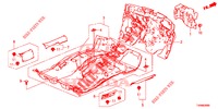ALFOMBRA DE PISO/AISLADOR  para Honda CIVIC DIESEL 1.6 EXGT 5 Puertas 6 velocidades manual 2016