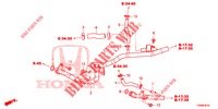 MANGUERA DE AGUA/CONDUCTO DE CALEFACTOR (DIESEL) para Honda CIVIC DIESEL 1.6 EXGT 5 Puertas 6 velocidades manual 2016