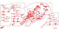 CONJUNTO DE ALAMBRES (3) (RH) para Honda CIVIC DIESEL 1.6 S 5 Puertas 6 velocidades manual 2016