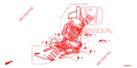 ASIENTO DEL. (G.) (SIEGE REGLAGE MANUEL) para Honda CIVIC TYPE R 5 Puertas 6 velocidades manual 2015