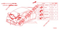 CONECTOR ELECTRICO (ARRIERE) para Honda CIVIC TYPE R 5 Puertas 6 velocidades manual 2015