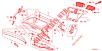 GUARNICION DE INSTRUMENTO (COTE DE PASSAGER) (RH) para Honda CIVIC TYPE R 5 Puertas 6 velocidades manual 2015