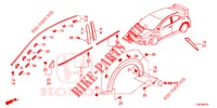 MOLDURA/PROTECTOR  para Honda CIVIC TYPE R 5 Puertas 6 velocidades manual 2015