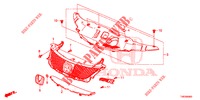 PARRILLA DELANTERA/MOLDURA  para Honda CIVIC TYPE R 5 Puertas 6 velocidades manual 2015