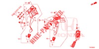 PEDAL (RH) para Honda CIVIC TYPE R 5 Puertas 6 velocidades manual 2015
