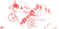 TAMBOR DE FRENO TRASERO  para Honda CIVIC TYPE R 5 Puertas 6 velocidades manual 2015