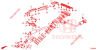 TUBERIA DE ESCAPE/SILENCIADOR (PGM FI)  para Honda CIVIC TYPE R 5 Puertas 6 velocidades manual 2015