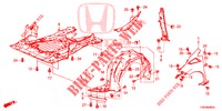 GUARDABARROS DELANTERO  para Honda CIVIC TYPE R 5 Puertas 6 velocidades manual 2016