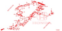 TUBERIA DE ESCAPE/SILENCIADOR (PGM FI)  para Honda CIVIC TYPE R 5 Puertas 6 velocidades manual 2016