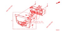 CONTROL DE CALEFACTOR (RH) para Honda CIVIC TOURER 1.8 ES 5 Puertas 5 velocidades automática 2014