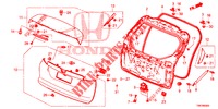 PANEL DE PUERTA TRASERA(2D)  para Honda CIVIC TOURER 1.8 ES 5 Puertas 5 velocidades automática 2014