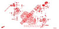 SOPORTES DE MOTOR (AT) para Honda CIVIC TOURER 1.8 ES 5 Puertas 5 velocidades automática 2014