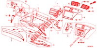 GUARNICION DE INSTRUMENTO (COTE DE PASSAGER) (RH) para Honda CIVIC TOURER 1.8 EXGT 5 Puertas 5 velocidades automática 2014