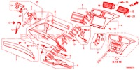 GUARNICION DE INSTRUMENTO (COTE DE PASSAGER) (RH) para Honda CIVIC TOURER 1.8 LIFESTYLE 5 Puertas 5 velocidades automática 2014