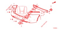 PARAGOLPES TRASERO  para Honda CIVIC TOURER 1.8 SE 5 Puertas 5 velocidades automática 2014