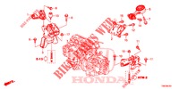 SOPORTES DE MOTOR (AT) para Honda CIVIC TOURER 1.8 SE 5 Puertas 5 velocidades automática 2014