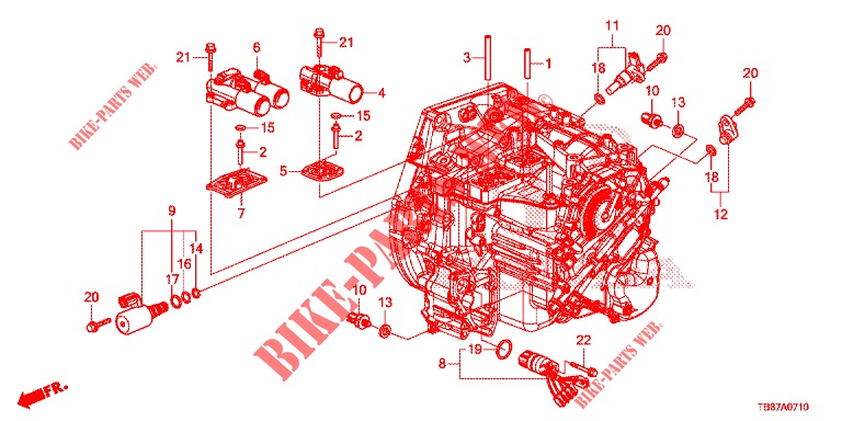 SOLENOIDE CONTROL PURGA VALVULA('94,'95)  para Honda CIVIC TOURER 1.8 SE 5 Puertas 5 velocidades automática 2014